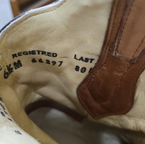 CORRAL Cowgirl Fringe Whip Stitch Short Boot Snip Toe Cognac Leather Women 6.5 - Picture 10 of 12